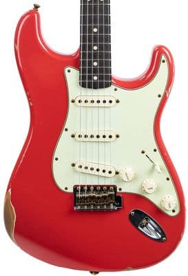 Fender Custom Shop 63 Strat Relic El Diablo Fiesta Red