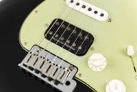 Fender Custom Shop Custom Deluxe HB S-1 Strat Relic with Closet Classic Hardware, 3A, Black
