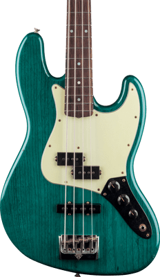 Fender Custom Shop Limited Edition Jazz Bass Special Journeyman Relic, Teal Green Transparent