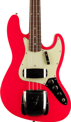 Fender Custom Shop LTD Edition '60s Jazz Bass Journeyman Relic,3A Rosewood, Aged Fiesta Red