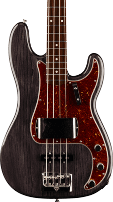 Fender Custom Shop Postmodern Precision Bass DLX Closet Classic, Rosewood, Ebony Transparent
