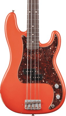 Fender Customshop Pino Palladino Signature Precision Bass, Rosewood, Fiesta Red over Desert Sand