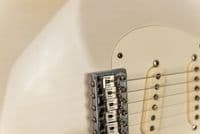 Fender Eric Johnson Strat White Blonde Pre Owned Guitar with Case