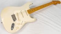 Fender Eric Johnson Strat White Blonde Pre Owned Guitar with Case