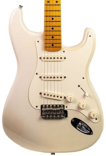 Fender Eric Johnson Strat White Blonde Pre Owned Guitar with Case