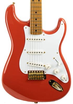 Fender Ltd Ed Vintera 50s Stratocaster Fiesta Red Pre owned