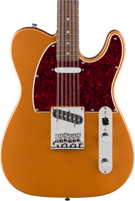 Fender Paranormal Troy Van Leeuwen Telecaster XII, Laurel , Tortoiseshell , Copper