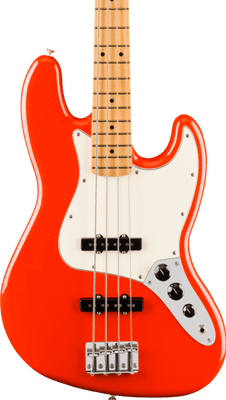 Fender Player II Jazz Bass, Coral Red