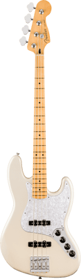 Fender Player II Modified Active Jazz Bass, Olympic Pearl With Deluxe Gig Bag