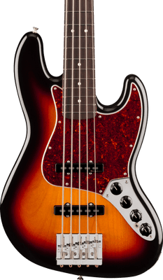 Fender Player II Modified Active Jazz Bass V, Rosewood , 3-Color Sunburst