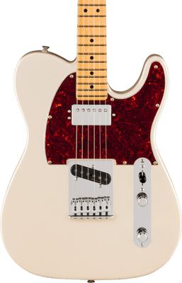 Fender Player II Modified Telecaster SH, Olympic Pearl, with Gigbag