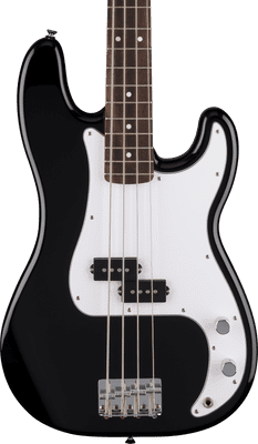 Fender Standard Precision Bass, Laurel Fingerboard, White Pickguard, Black