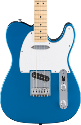 Fender Standard Telecaster, Maple , White Pickguard, Aqua Marine Metallic