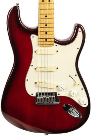 Fender USA Strat Plus Deluxe Crimson Frost Pre Owned