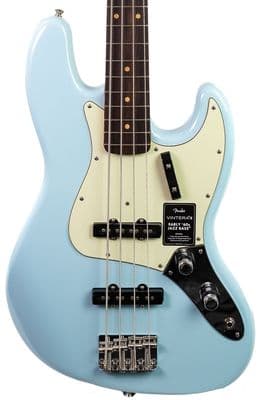 Fender Vintera III Early 60s Jazz Bass, Sonic Blue, inc Gigbag