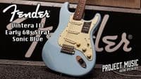 Fender Vintera III Early 60s Stratocaster, Sonic Blue, inc Gigbag