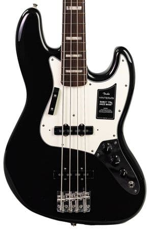 Fender Vintera III Early 70s Jazz Bass, Black, inc Gigbag