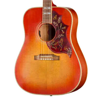 Gibson Custom 1960 Hummingbird Reissue with HiFi, Ultra Light Aged, Washed Cherry Sunburst