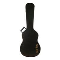 Gold Tone PBS M Mahogany Square Neck Resonator with Case