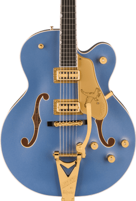 Gretsch Falcon Hollow Body, Gold Hardware, Cerulean Smoke