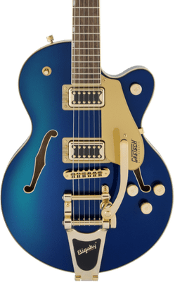 Gretsch G5655TG Electromatic Center Block Jr. Single-Cut with Bigsby, Azure Metallic