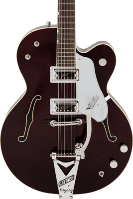 Gretsch G6119T-62 Vintage Select Edition '62 Tennessean Hollow Body with Bigsby, Dark Cherry Stain