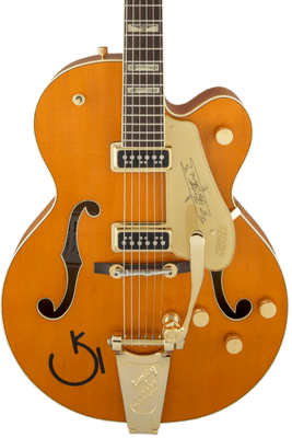 Gretsch G6120T-55 Vintage Select Edition '55 Chet Atkins Hollow Body Vintage Orange Stain Lacquer