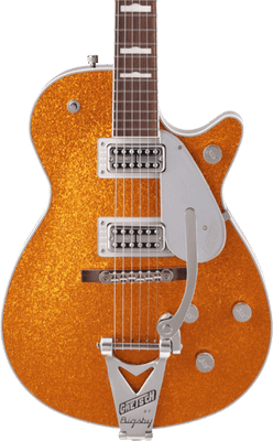Gretsch G6129T-89 Vintage Select ‘89 Sparkle Jet with Bigsby, Gold Sparkle