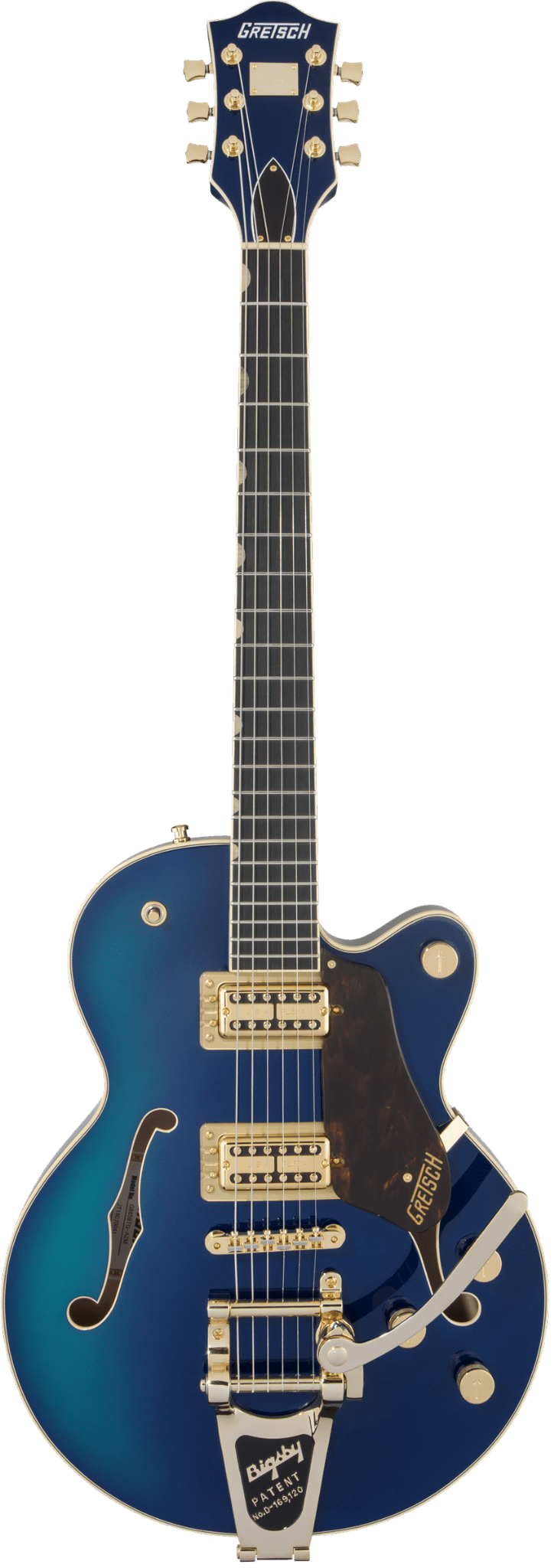 Gretsch G6659TG Players Edition Broadkaster Jr Azure Metallic