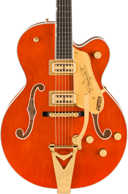 Gretsch Nashville Hollow Body with Bigsby, Gold Hardware, Orange Stain