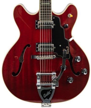 Guild Starfire V Cherry w Case Pre Owned