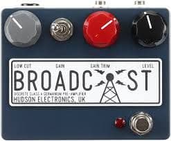 Hudson Broadcast Class-A Germanium Preamp Pedal