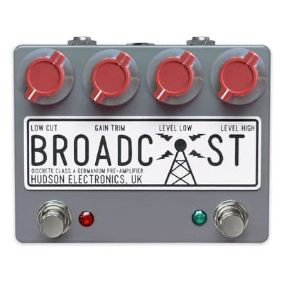 Hudson Broadcast Dual Class-A Germanium Preamp Pedal