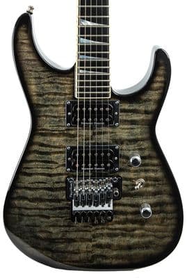 Jackson USA Soloist SL2H Trans Black Quilt Pre Owned