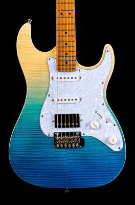 JET JS450 Electric Guitar Trans Blue