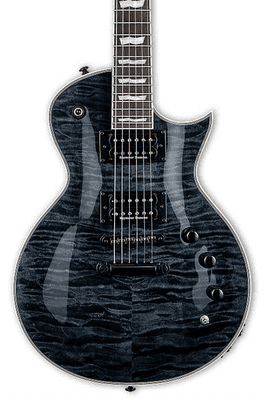 LTD EC-1000 PIEZO STBLK SEE THRU BLACK