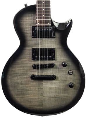 LTD EC-200 DX Charcoal Burst Guitar, Small Mark