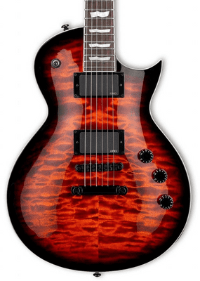 LTD EC-400 QM VINTAGE BURST