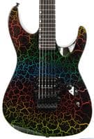 LTD M-1 Custom '87 Series Electric Guitar in Rainbow Crackle Pre Owned