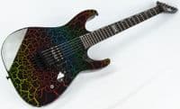 LTD M-1 Custom '87 Series Electric Guitar in Rainbow Crackle Pre Owned