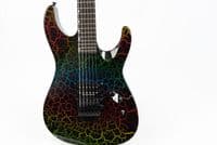 LTD M-1 Custom '87 Series Electric Guitar in Rainbow Crackle Pre Owned