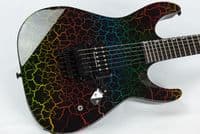 LTD M-1 Custom '87 Series Electric Guitar in Rainbow Crackle Pre Owned
