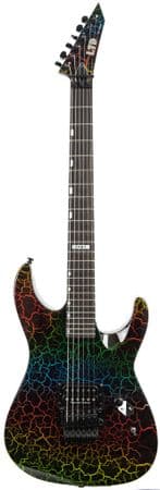 LTD M-1 Custom '87 Series Electric Guitar in Rainbow Crackle Pre Owned