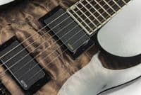 LTD MH-400HT QM See Thru Black Sunburst Guitar