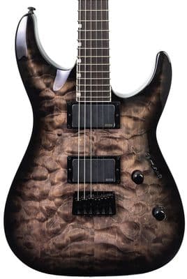 LTD MH-400HT QM See Thru Black Sunburst Guitar