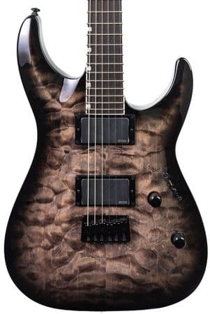 LTD MH-400HT QM See Thru Black Sunburst Guitar
