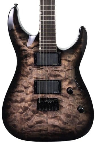 LTD MH-400HT QM See Thru Black Sunburst Guitar