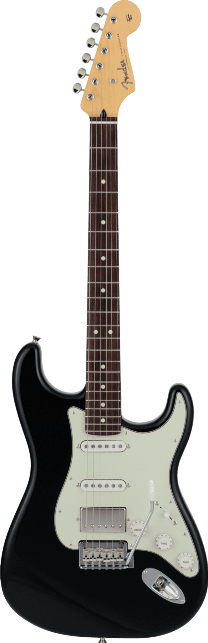 Made in Japan Hybrid II Stratocaster HSS Rosewood Fingerboard Black