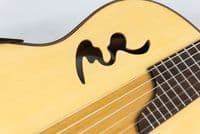 Manuel Rodriguez Cafe Cortado Curly Walnut Electro Classical