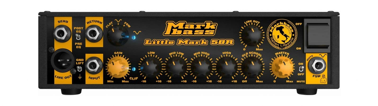 Markbass Little Mark 58R 500w Ultralight Bass Amp Head